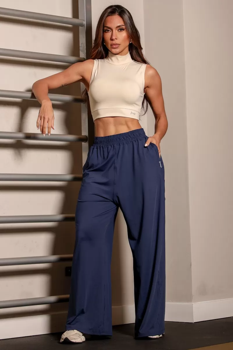 Garotafit - Cropped Fly Oatmeal - BL246IA