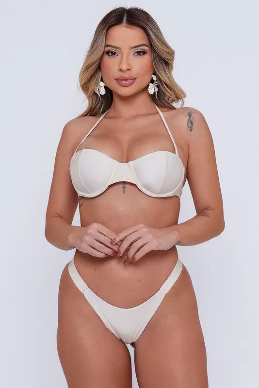 - Biquini Bojo Mikonos Off White - 2612.CE.C0007
