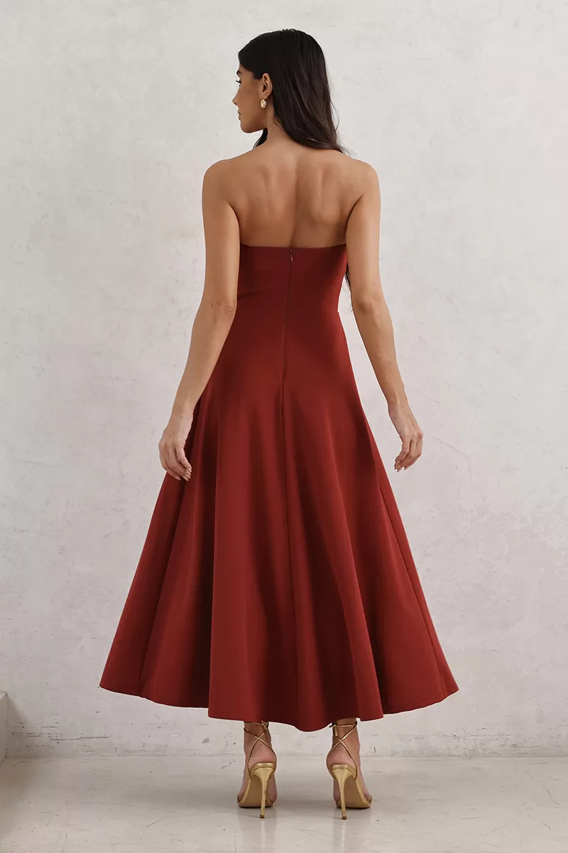Dot Clothing - Dress Dot Clothing TQC Longuete Terracotta - 2796VERM Dot Clothing - Dress Dot Clothing TQC Longuete Terracotta - 2796VERM