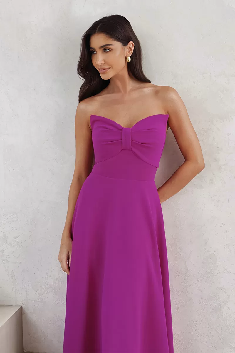 Dot Clothing - Dress Dot Clothing TQC Longuete Fuchsia - 2796ROXO Dot Clothing - Dress Dot Clothing TQC Longuete Fuchsia - 2796ROXO