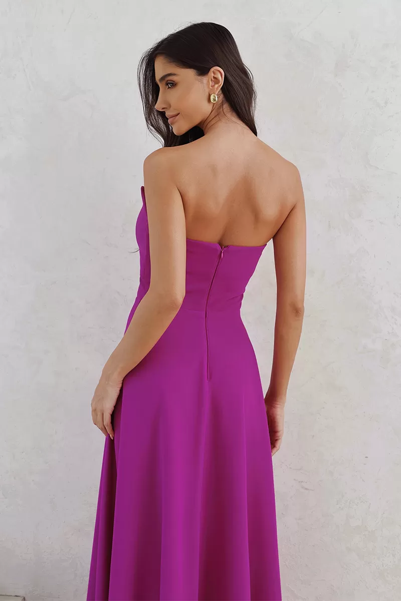 Dot Clothing - Dress Dot Clothing TQC Longuete Fuchsia - 2796ROXO Dot Clothing - Dress Dot Clothing TQC Longuete Fuchsia - 2796ROXO