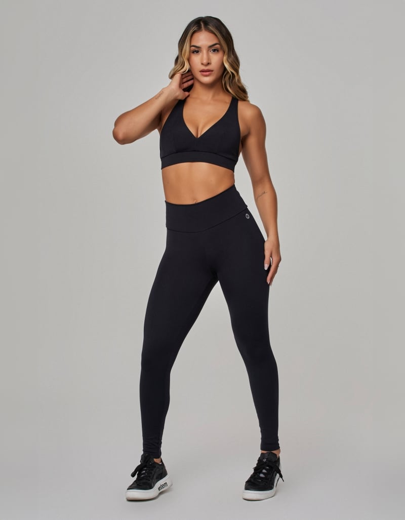 Vestem - Black Carmen Jacket Top and Leggings Set - CJ259.OUT.C0002 Vestem - Black Carmen Jacket Top and Leggings Set - CJ259.OUT.C0002