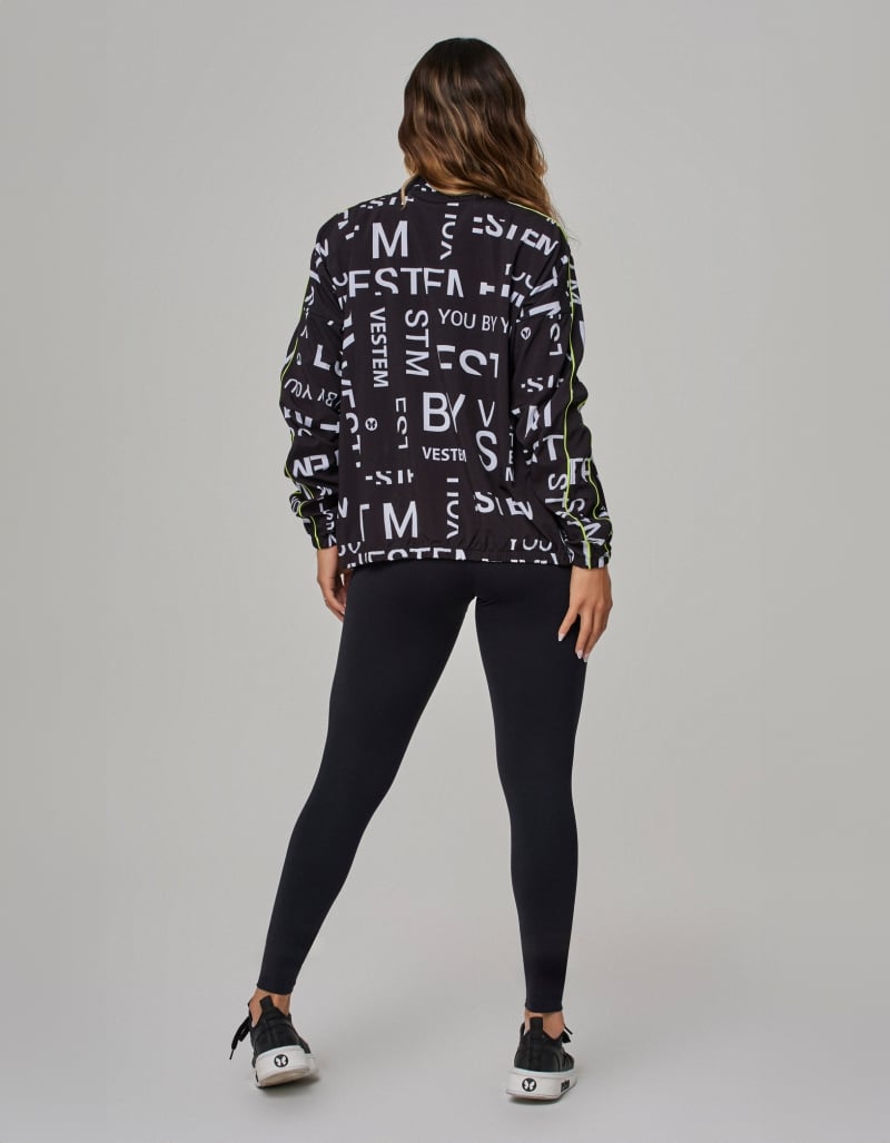 Vestem - Black Carmen Jacket Top and Leggings Set - CJ259.OUT.C0002 Vestem - Black Carmen Jacket Top and Leggings Set - CJ259.OUT.C0002