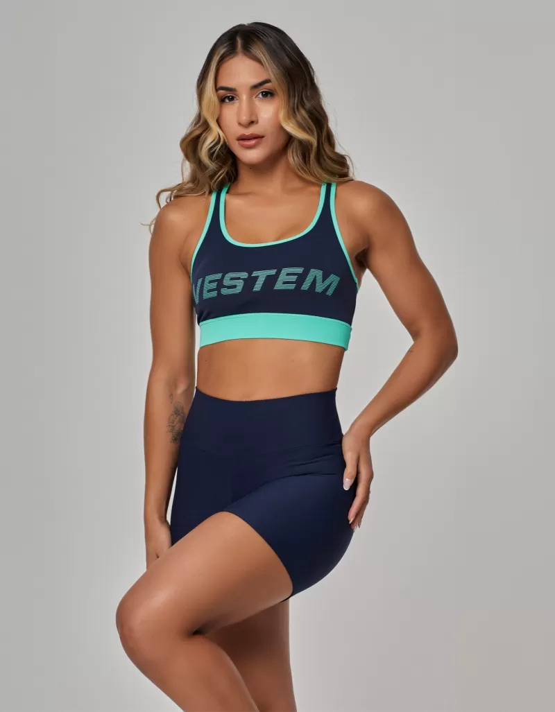 Vestem - Breeze Navy Blue Shorts and Top Set - CJ262.OUT.C0173