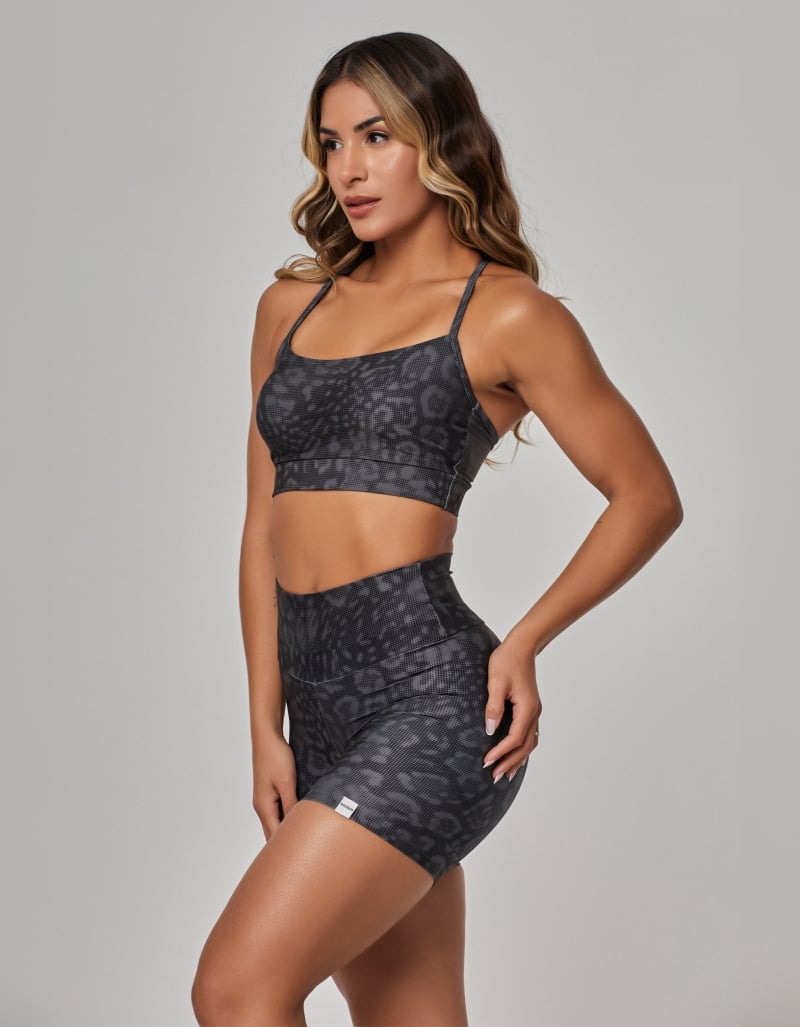 Vestem - Love Cheetah Dots Top and Shorts Set - CJ267.OUT.E1137