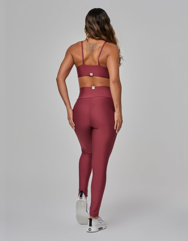 Vestem - Sensual Red Leggings and Park Top Set - CJ266.OUT.C0511