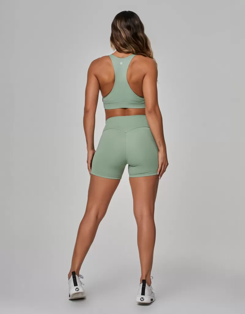 Vestem - Tank Shirt Set with Top and Shorts Carmen Green Rosemary - CJ268.OUT.C0400