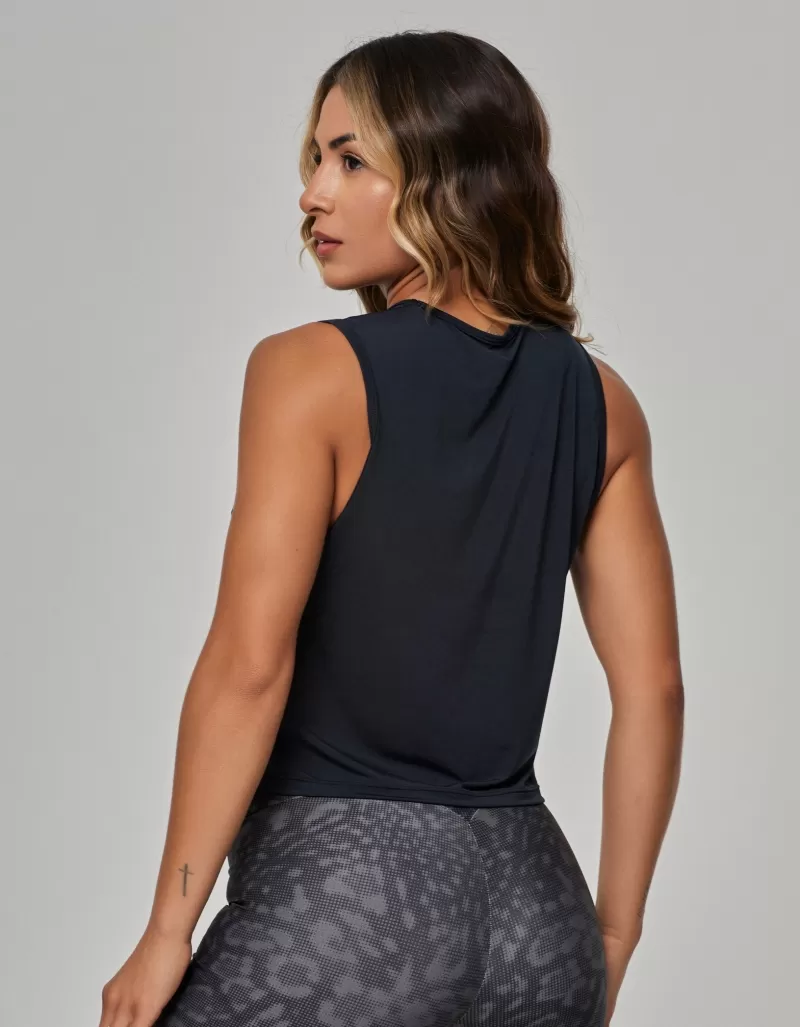 Vestem - Lupita Black Tank Shirt - REG835.OUT.C0002