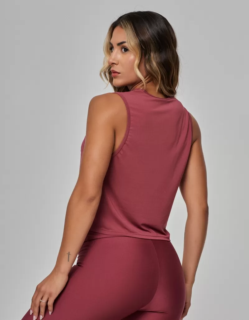 Vestem - Red Lupita Tank Shirt Adrenaline - REG835.OUT.C0510