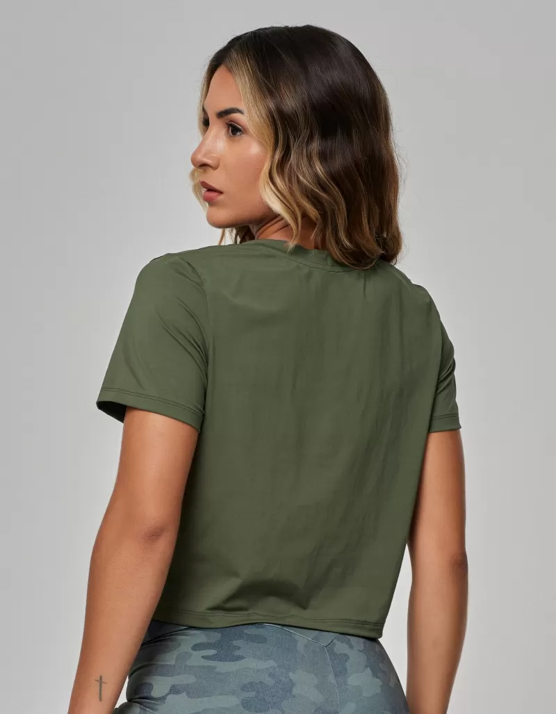 Vestem - Lupita Green Croco Short Sleeve Shirt - BMC838.OUT.C0292