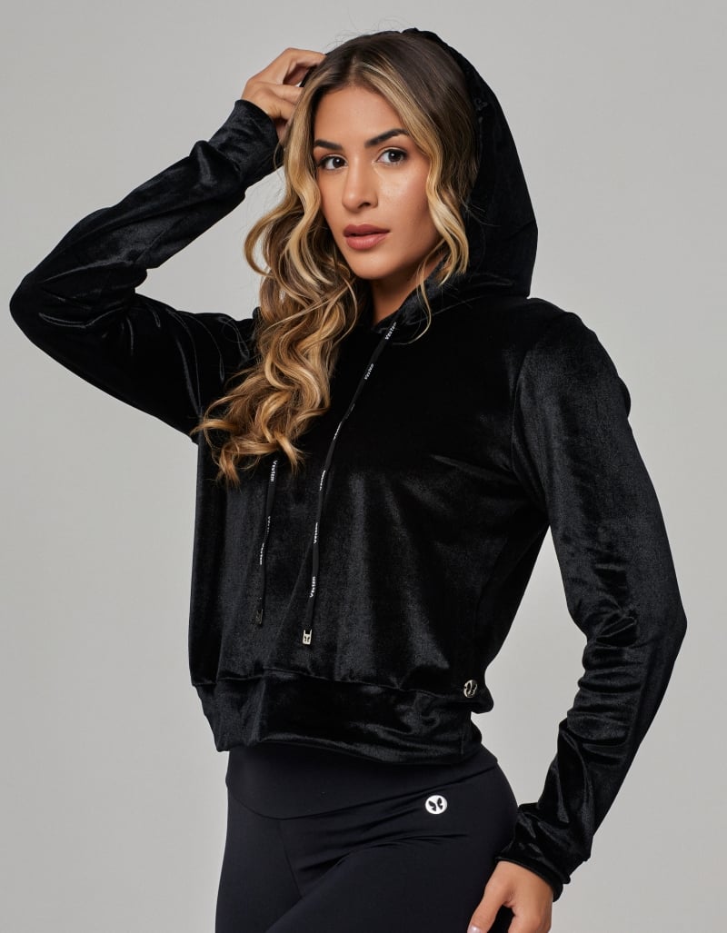 Vestem - Long Sleeve Shirt Blouse Maya Black - BPML473.OUT.C0002