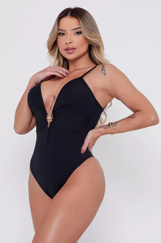 Santa Areia - Milena Black Swimsuit - 2619.CE.C0001 Santa Areia - Milena Black Swimsuit - 2619.CE.C0001