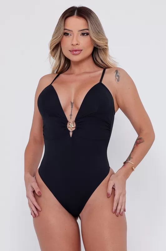 Santa Areia - Milena Black Swimsuit - 2619.CE.C0001 Santa Areia - Milena Black Swimsuit - 2619.CE.C0001