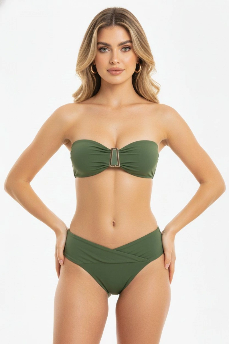 Santa Areia - Nange Green Bikini - 2584VD