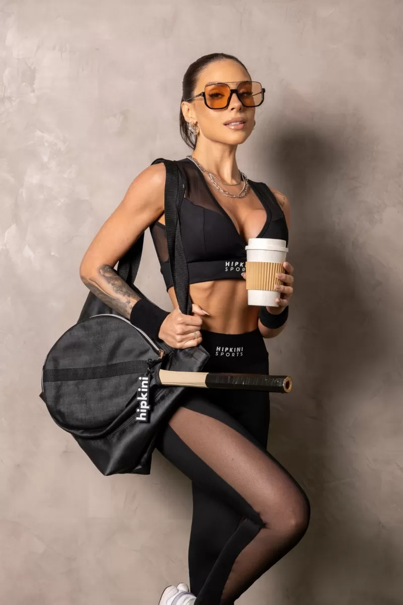Hipkini - Top Fitness Smash Black with tulle - 33331241 Hipkini - Top Fitness Smash Black with tulle - 33331241