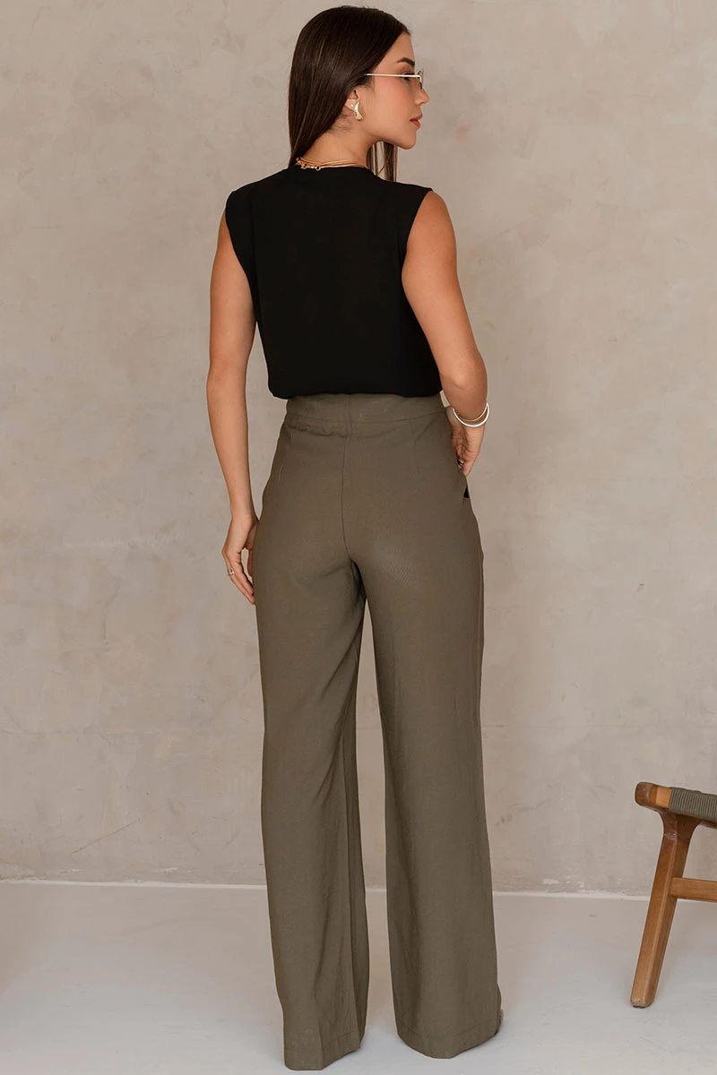 Miss Misses - Cibele Crepe Shirt with Black Guipure Detail - 54610001