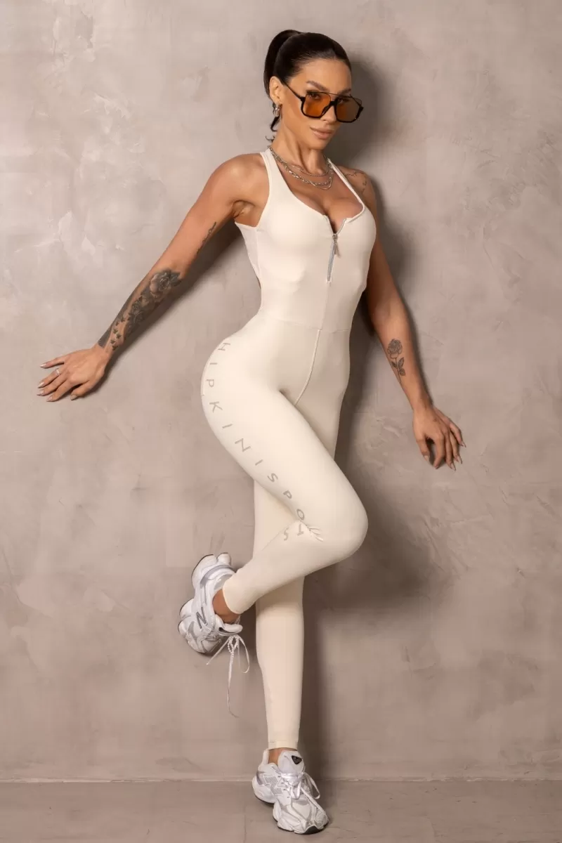 Hipkini - Jumpsuit Fitness Smash Off-White - 33331257