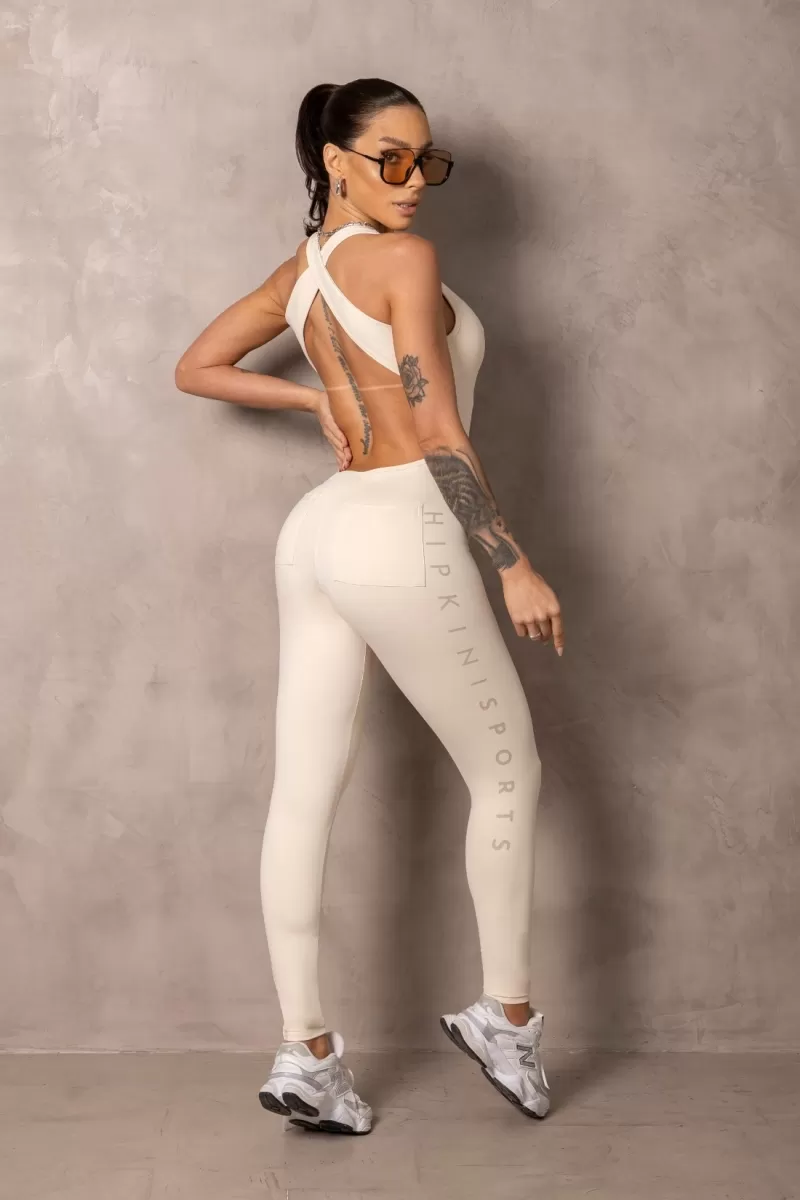 Hipkini - Jumpsuit Fitness Smash Off-White - 33331257
