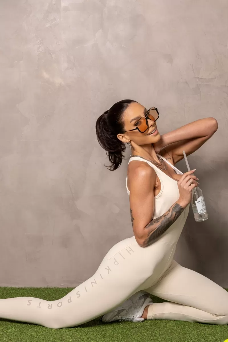Hipkini - Jumpsuit Fitness Smash Off-White - 33331257
