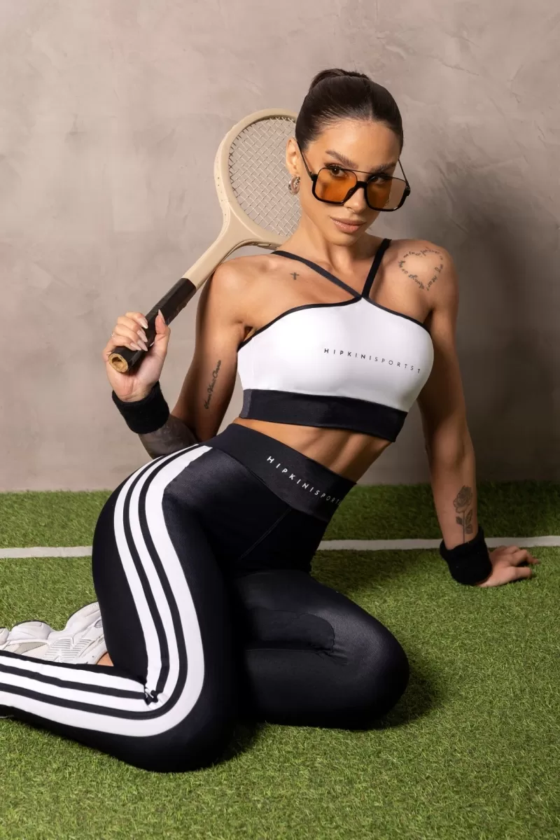 Hipkini - Black Fitness Smash Legging with Silk - 33331240