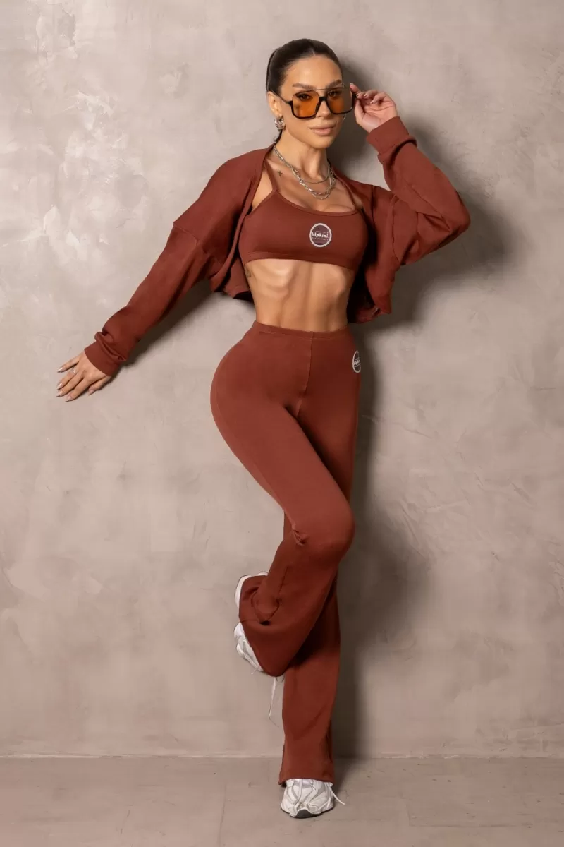 Hipkini - Brown Long Sleeve Fitness Cardigan - 33331249