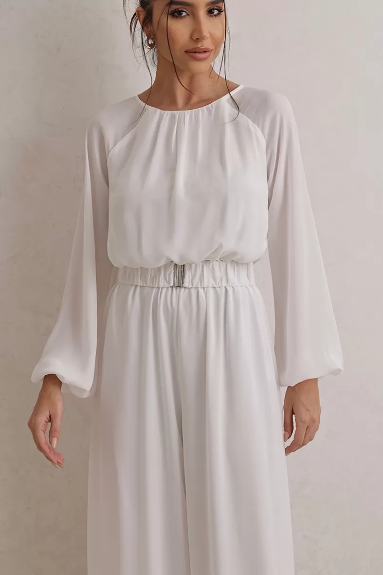 Dot Clothing - Jumpsuit Dot Clothing Pantalona Off White - 2775OFF Dot Clothing - Jumpsuit Dot Clothing Pantalona Off White - 2775OFF