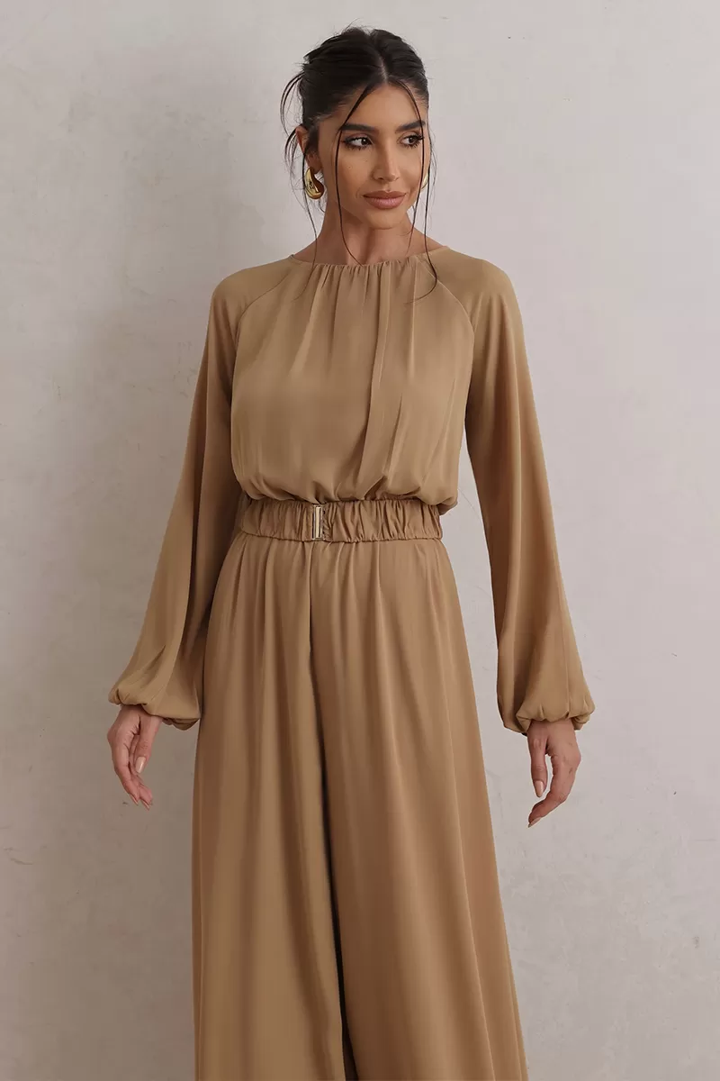 Dot Clothing - Jumpsuit Dot Clothing Pantalona Beige - 2775BEGE Dot Clothing - Jumpsuit Dot Clothing Pantalona Beige - 2775BEGE