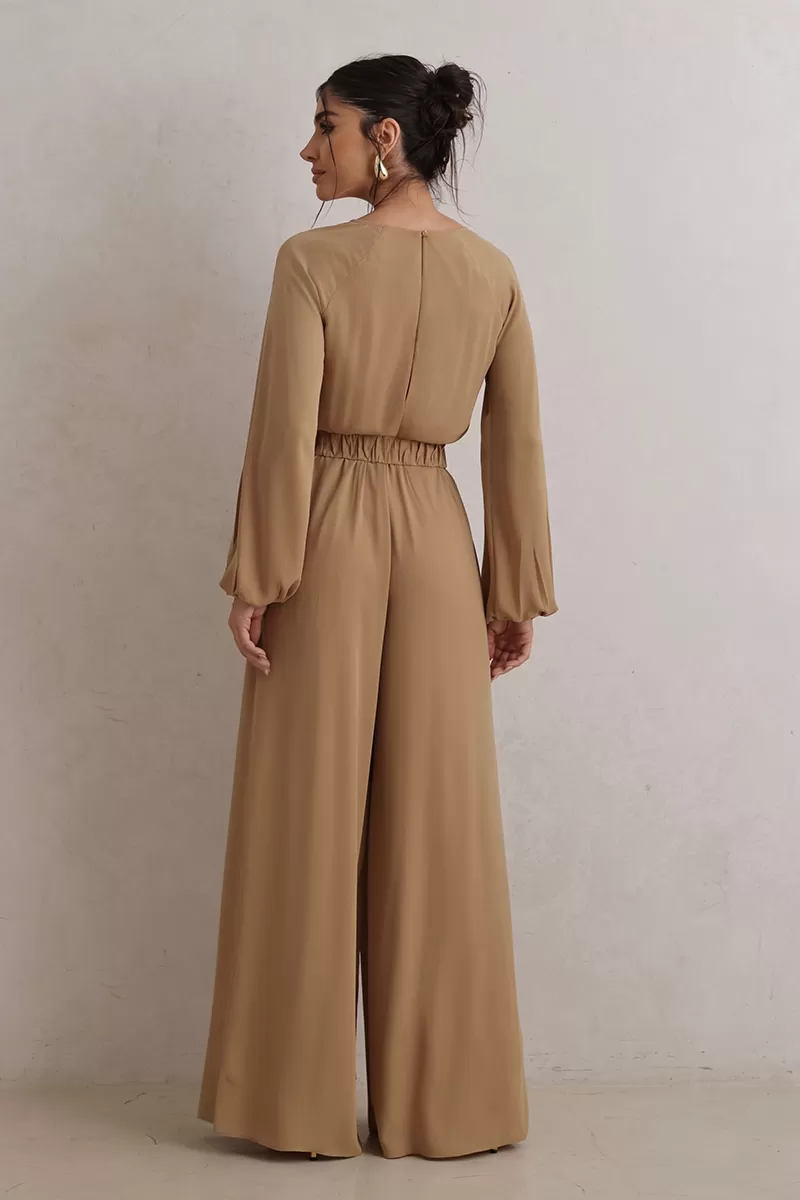 Dot Clothing - Jumpsuit Dot Clothing Pantalona Beige - 2775BEGE Dot Clothing - Jumpsuit Dot Clothing Pantalona Beige - 2775BEGE