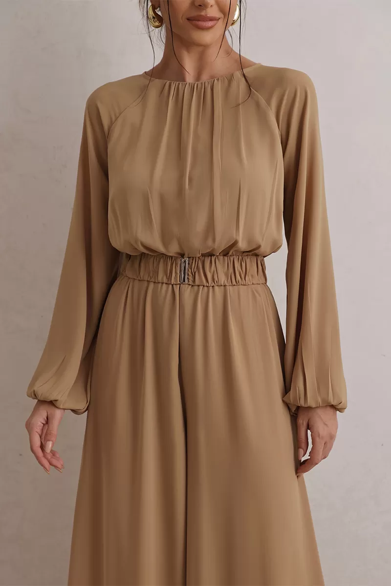 Dot Clothing - Jumpsuit Dot Clothing Pantalona Beige - 2775BEGE Dot Clothing - Jumpsuit Dot Clothing Pantalona Beige - 2775BEGE