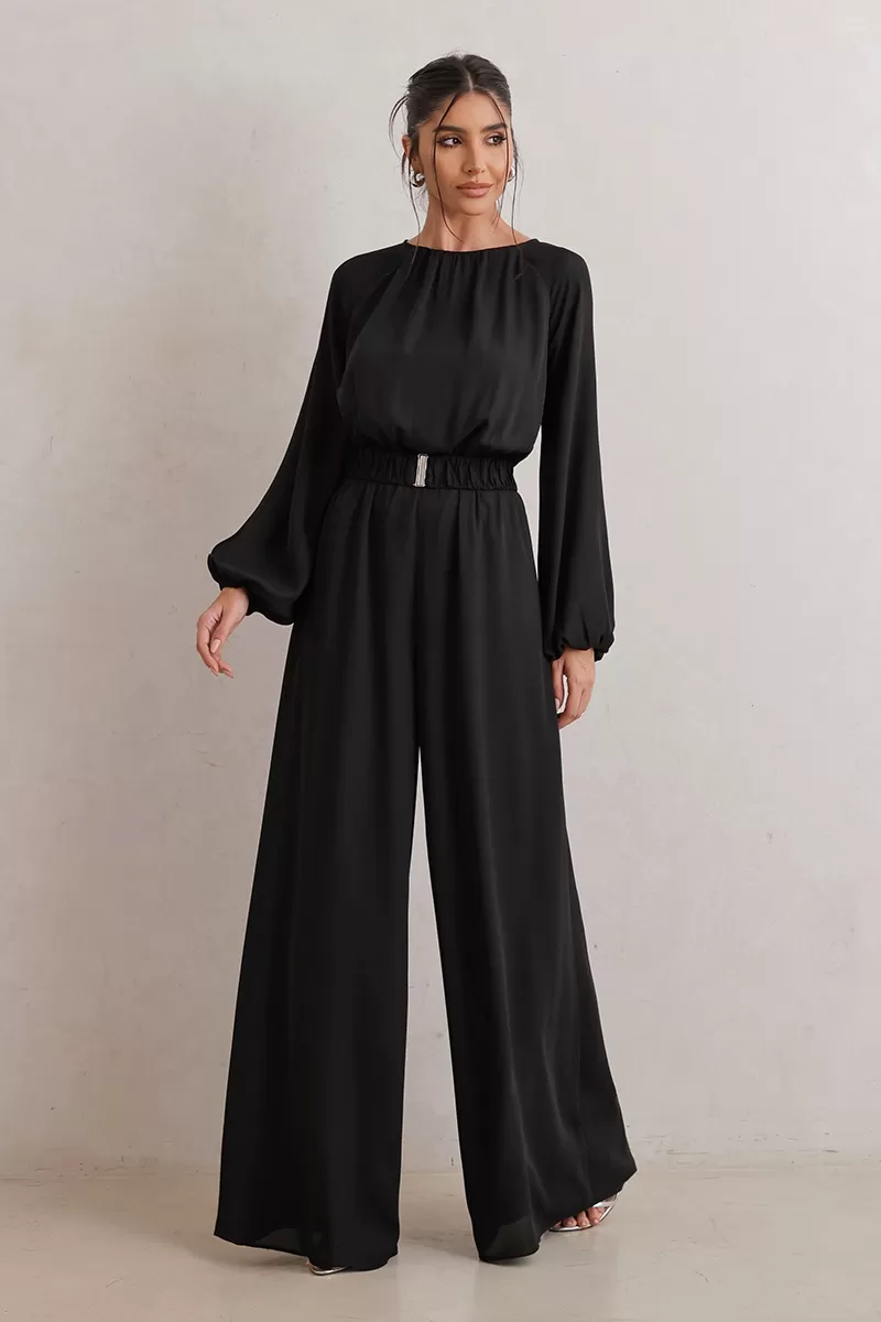 Dot Clothing - Jumpsuit Dot Clothing Black Pantalona - 2775PRETO