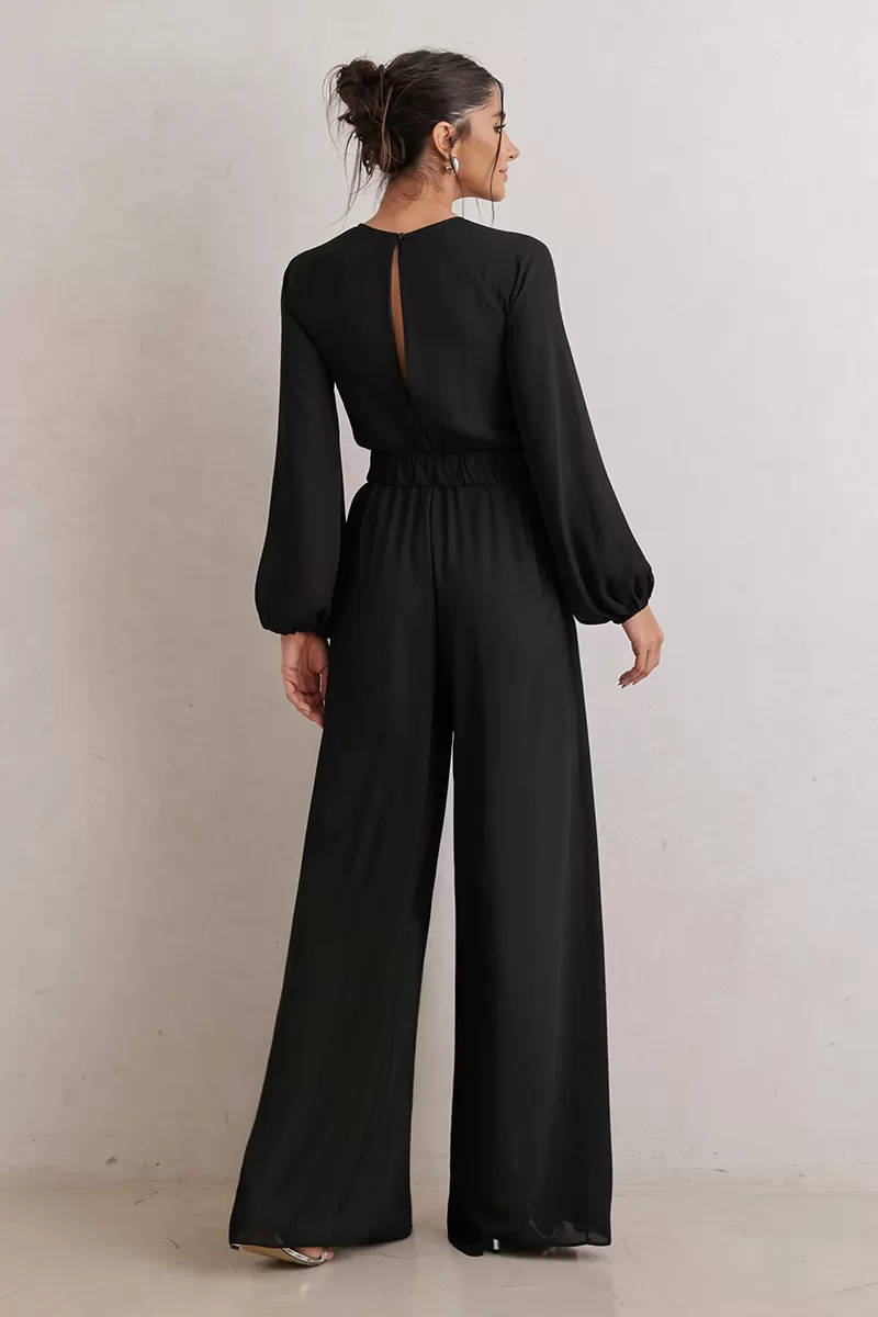 Dot Clothing - Jumpsuit Dot Clothing Black Pantalona - 2775PRETO Dot Clothing - Jumpsuit Dot Clothing Black Pantalona - 2775PRETO