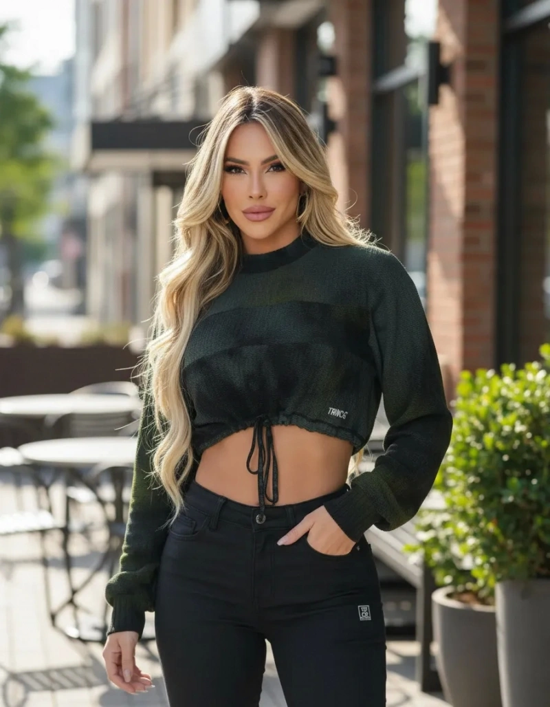 Trincks - Glow Pistachio Cropped Top - 