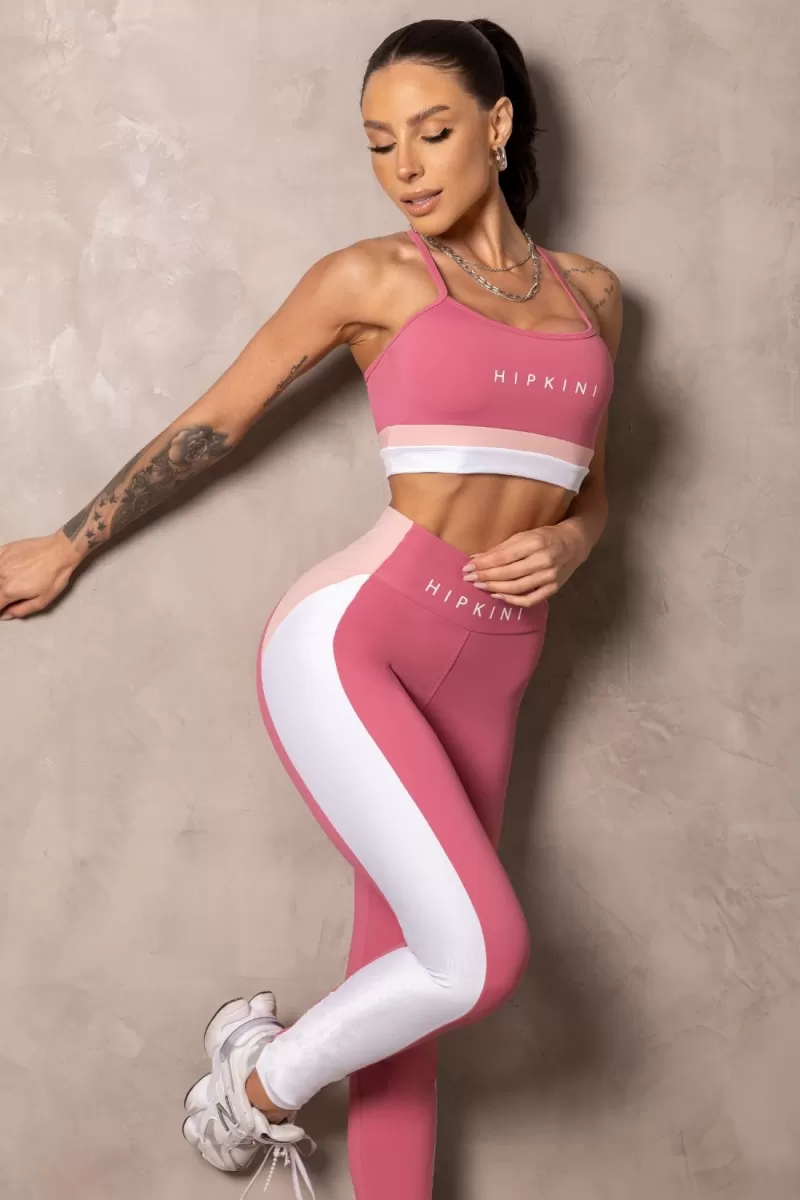 Hipkini - Fitness Smash Pink Legging with silk - 33331270