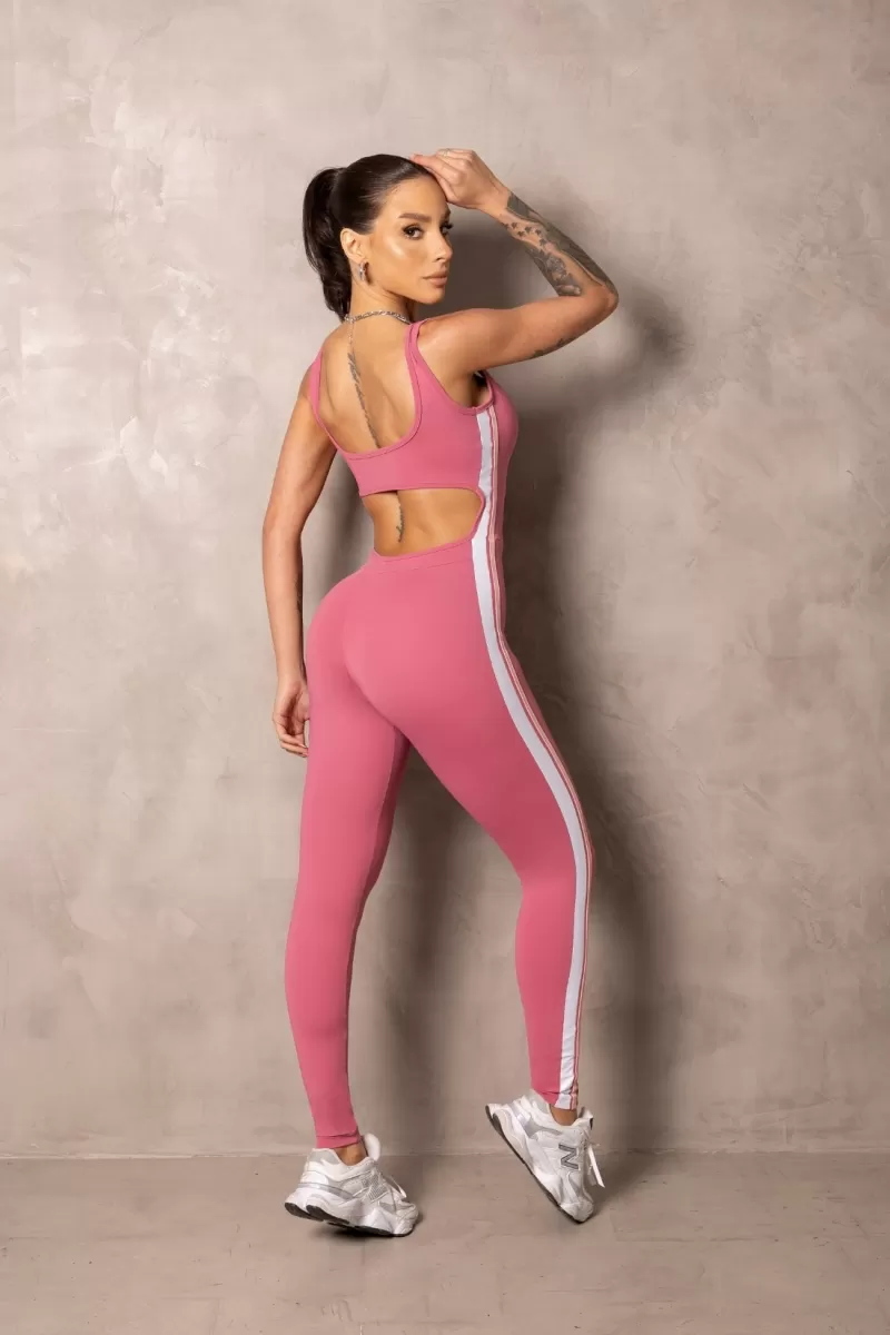 Hipkini - Smash Pink Fitness Jumpsuit - 33331271 Hipkini - Smash Pink Fitness Jumpsuit - 33331271