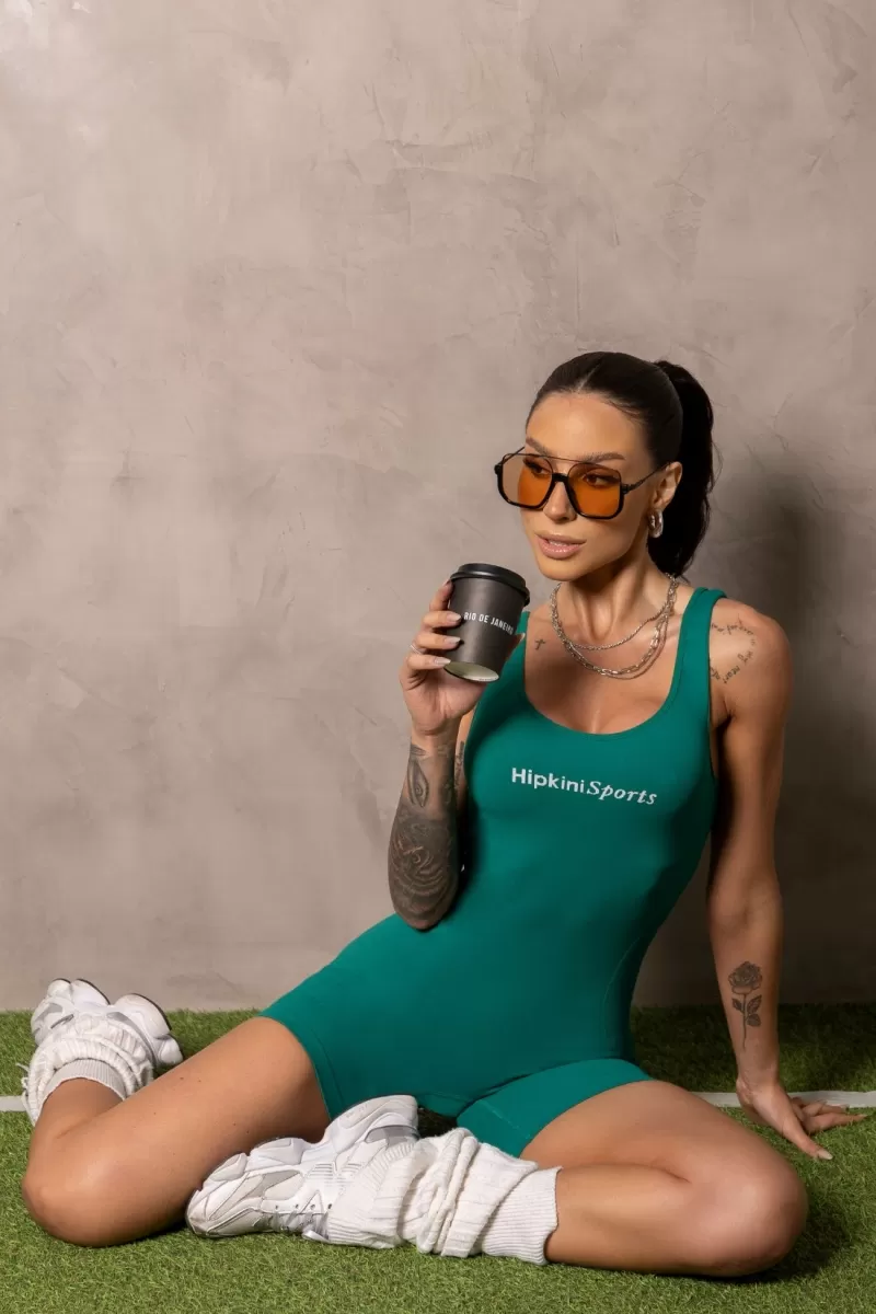 Hipkini - Romper Fitness Smash Seamless Green - 33331380