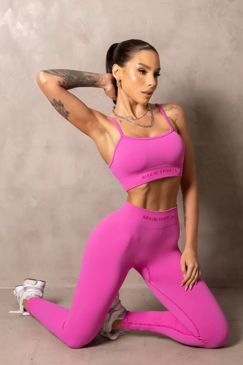 Hipkini - Legging Fitness Seamless Samsh Pink - 33331376