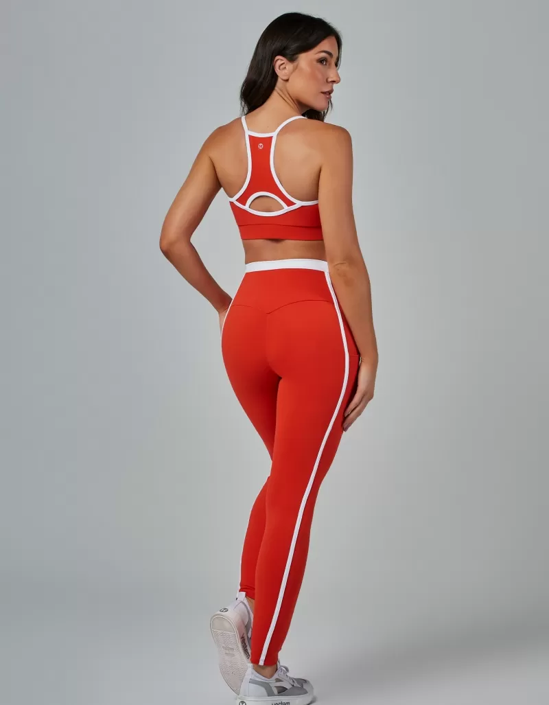 Vestem - Grenadine Red Movement Pocket Leggings - FS1522.V26.C0575