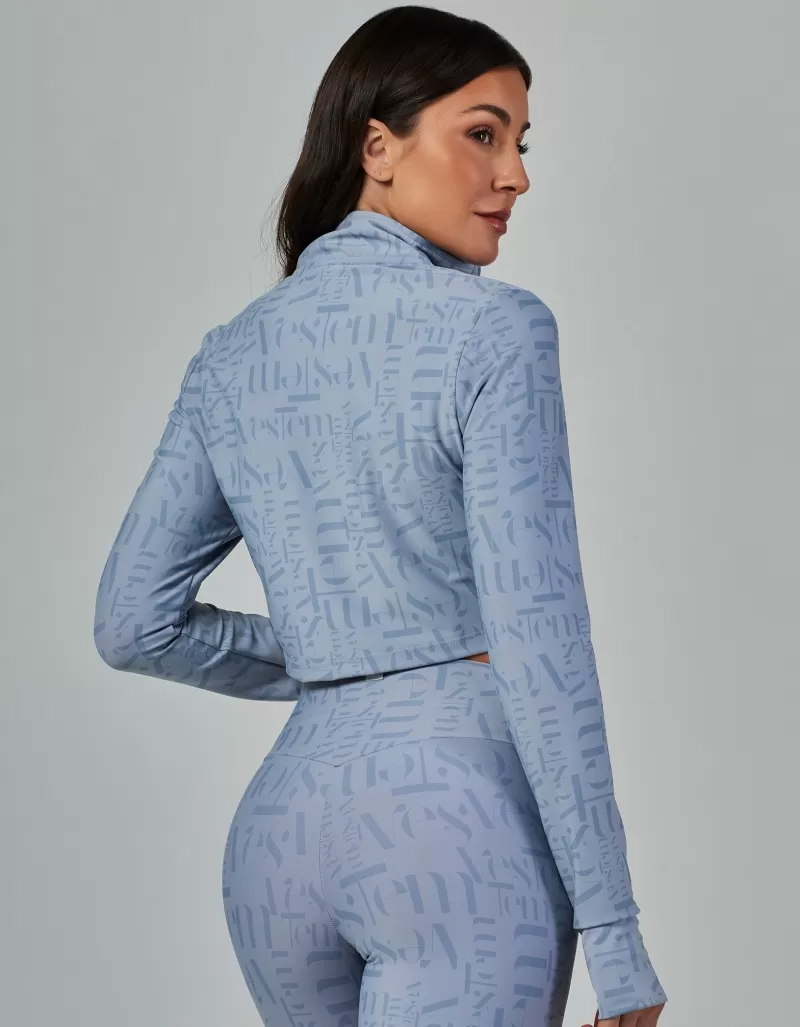 Vestem - Myst Vestem Azul Garoa Cropped Jacket - JAC252.V26.E1332.V26