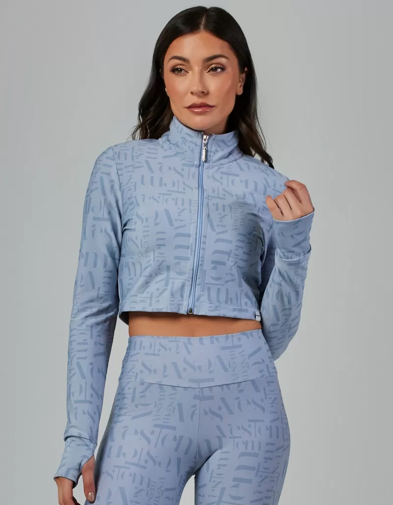 Vestem - Myst Vestem Azul Garoa Cropped Jacket - JAC252.V26.E1332.V26