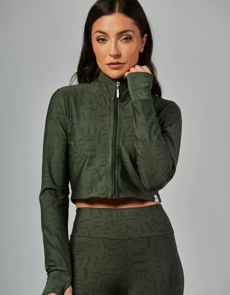 Vestem - Jacket Cropped Myst Vestem Verde Croco - JAC252.V26.E1336.V26
