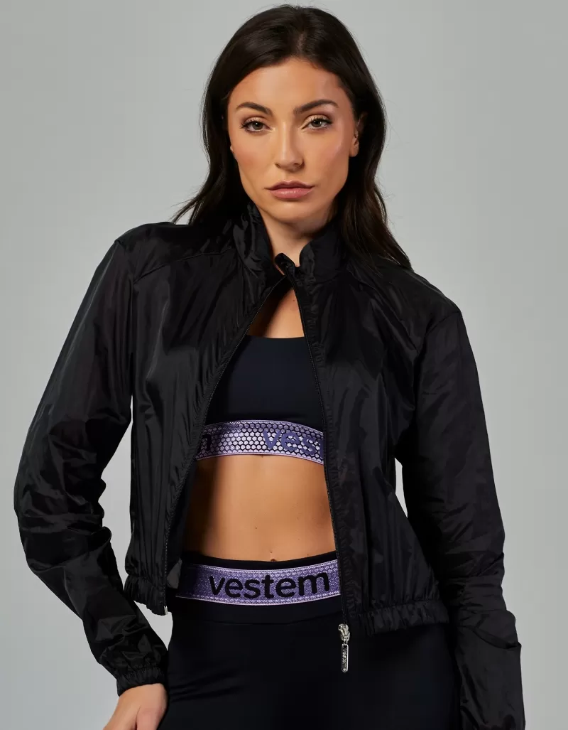 Vestem - Movement Black Windromperer Jacket - JAC261.V26.C0002