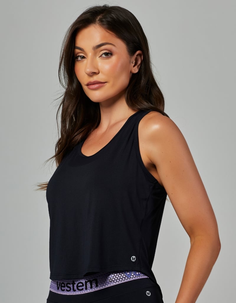 Vestem - Regata Dry Fit Hera Preto - REG840.V26.C0002