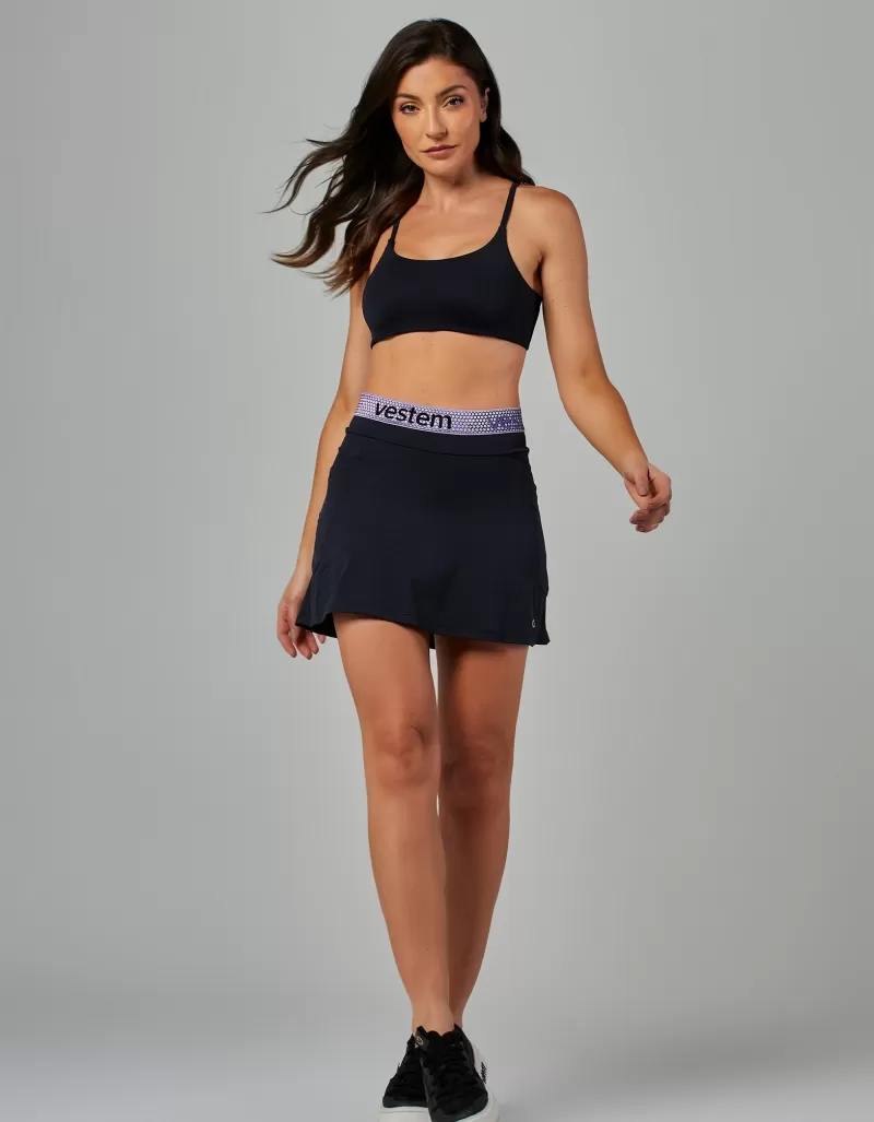 Vestem - Black Geneva Skirt with Pockets - SA164.V26.C0002