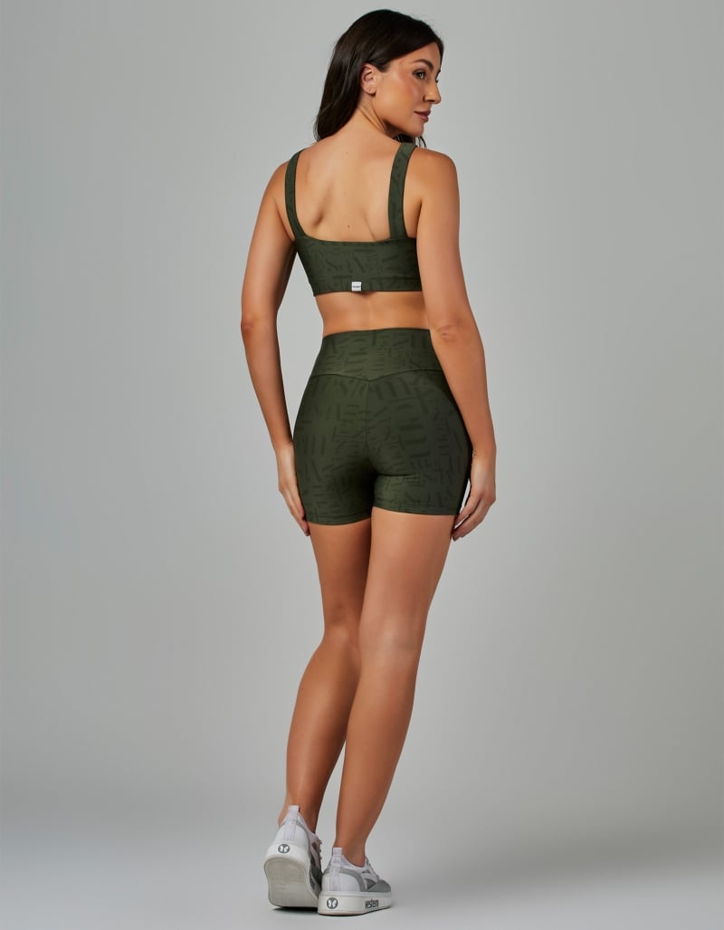 Vestem - Myst Vestem Green Croco Shorts - SH579.ESS.E1336.V26 Vestem - Myst Vestem Green Croco Shorts - SH579.ESS.E1336.V26