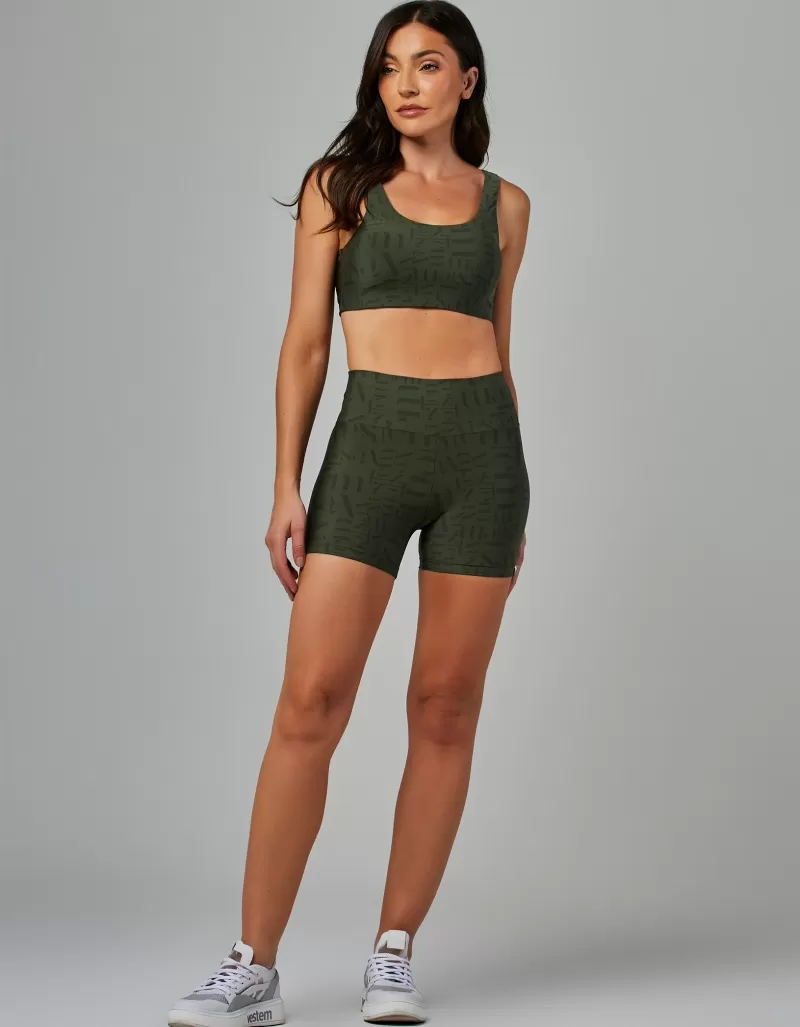 Vestem - Myst Vestem Green Croco Shorts - SH579.ESS.E1336.V26