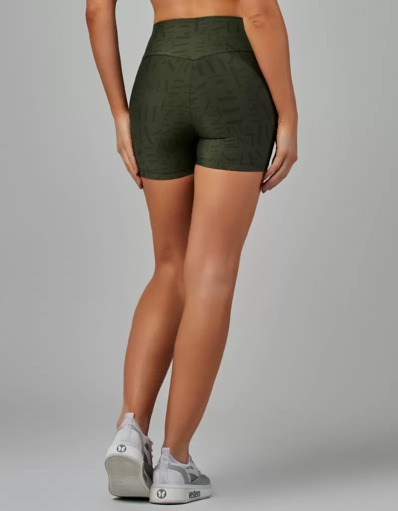 Vestem - Myst Vestem Green Croco Shorts - SH579.ESS.E1336.V26