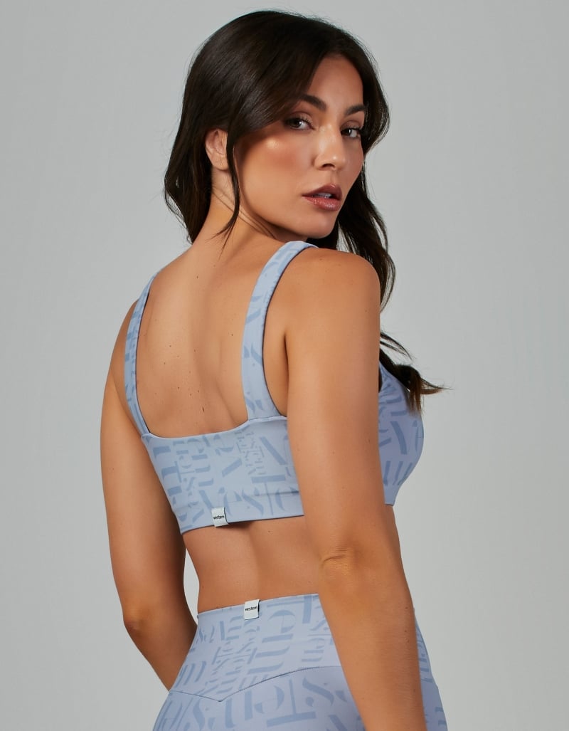 Vestem - Myst Vestem Blue Garoa Medium Support Top - TOP1007.ESS.E1332.V26 Vestem - Myst Vestem Blue Garoa Medium Support Top - TOP1007.ESS.E1332.V26