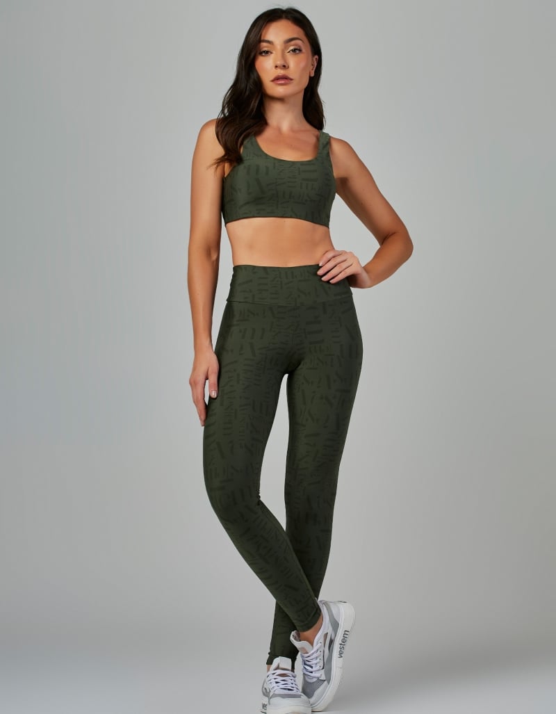 Vestem - Myst Vestem Green Croco Medium Support Top - TOP1007.ESS.E1336.V26 Vestem - Myst Vestem Green Croco Medium Support Top - TOP1007.ESS.E1336.V26