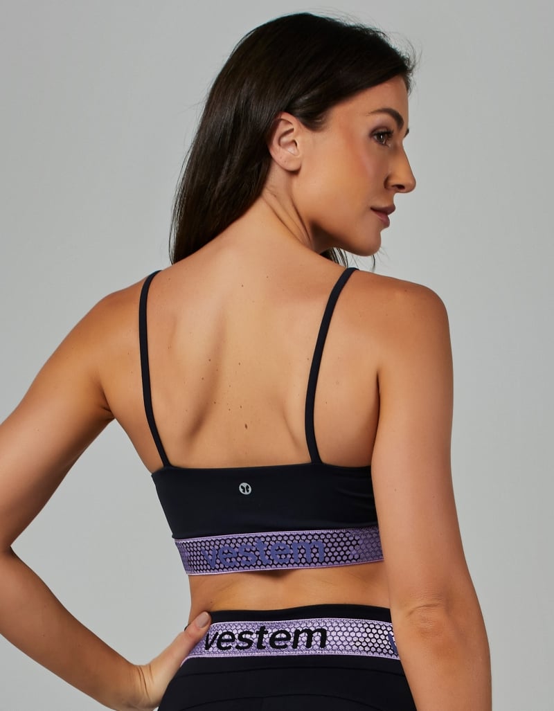 Vestem - Black Hera Elastic Medium Support Top - TOP723.V26.C0002 Vestem - Black Hera Elastic Medium Support Top - TOP723.V26.C0002