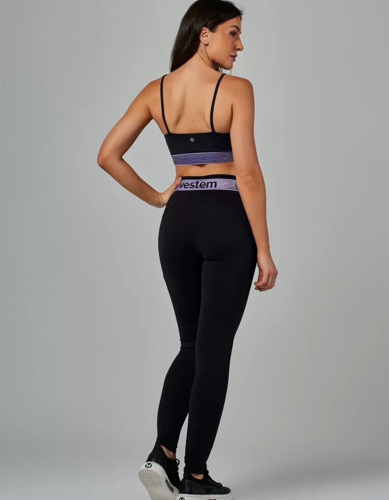 Vestem - Black Hera Elastic Medium Support Top - TOP723.V26.C0002